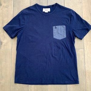 Penguin Original Pocket T Shirt Blue Size Medium